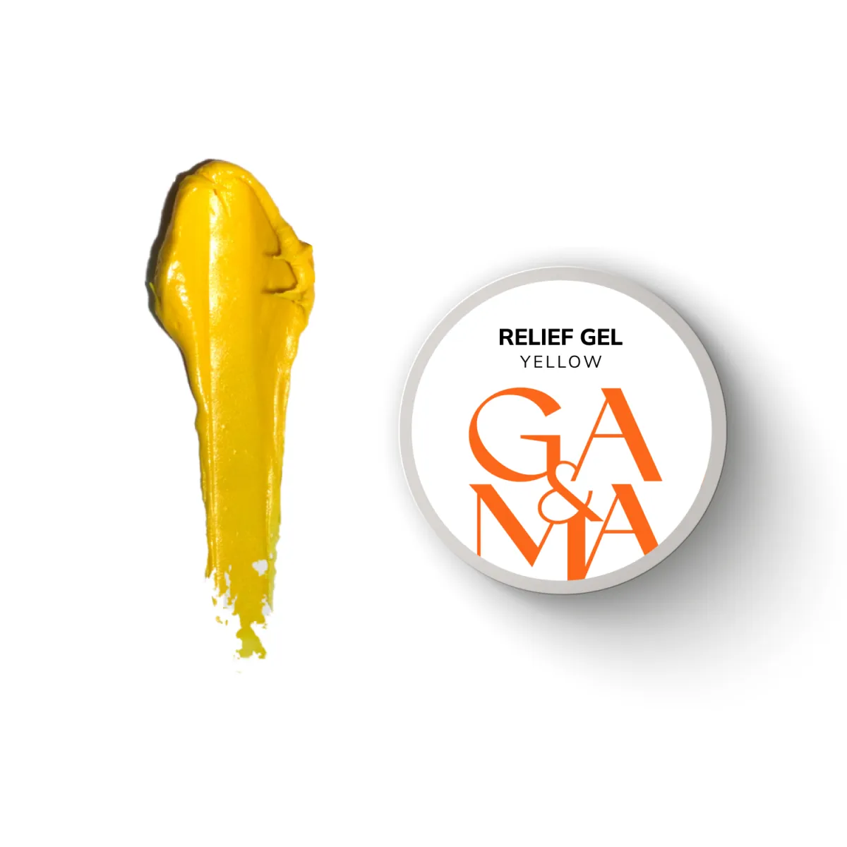 Рельеф гель GÉMELY ex GA&MA Relief Gel, Yellow, 5 г