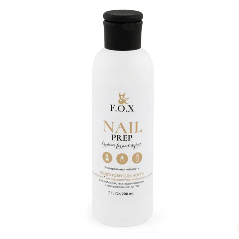 Дезинфектор и обезжириватель F.O.X gold Nail Prep, 250 мл