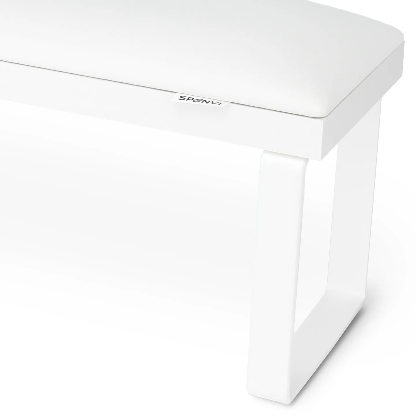 Підлокітник для манікюру Loft на білих металевих ніжках Total White