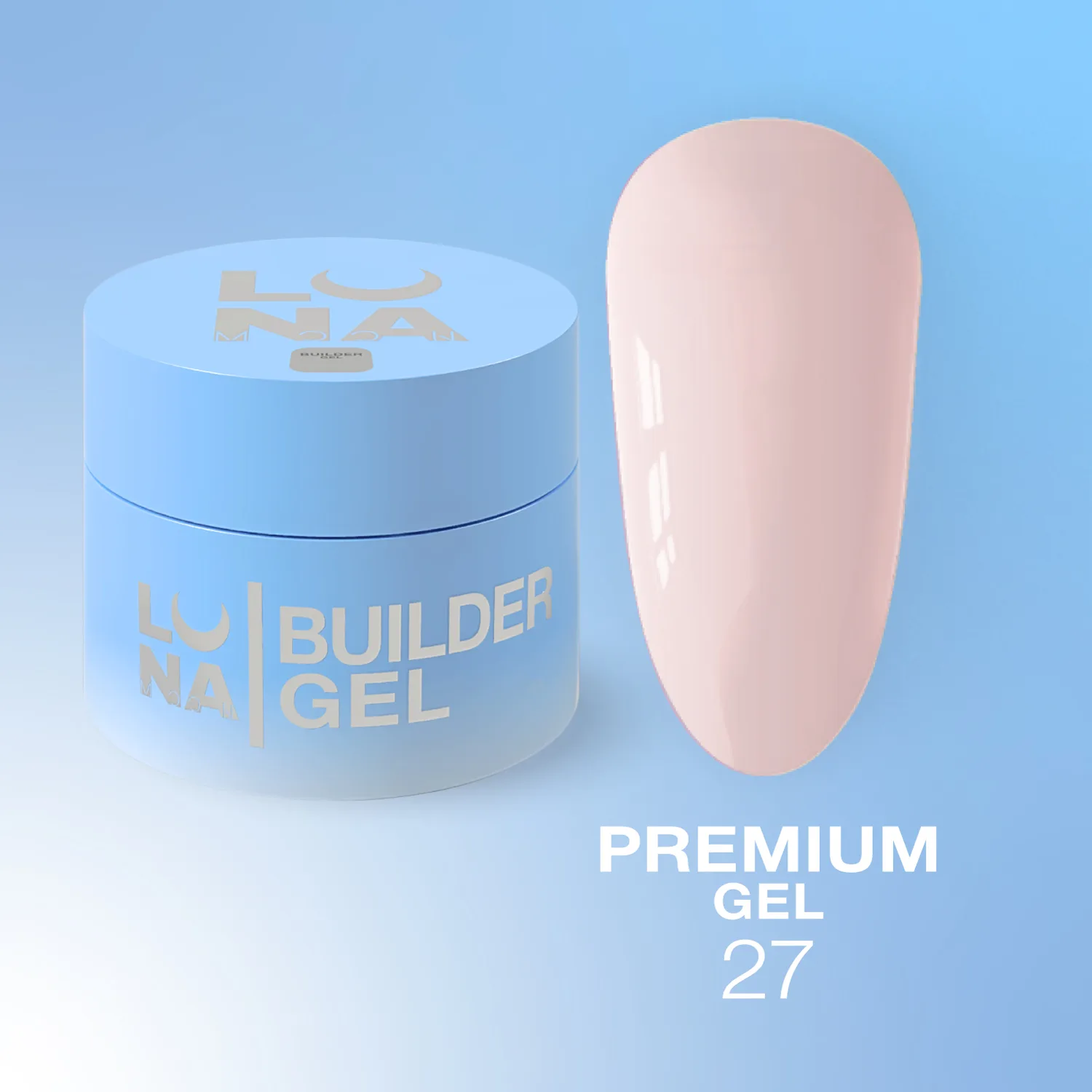 Камуфлирующий гель LUNA Premium gel 27, 30 мл