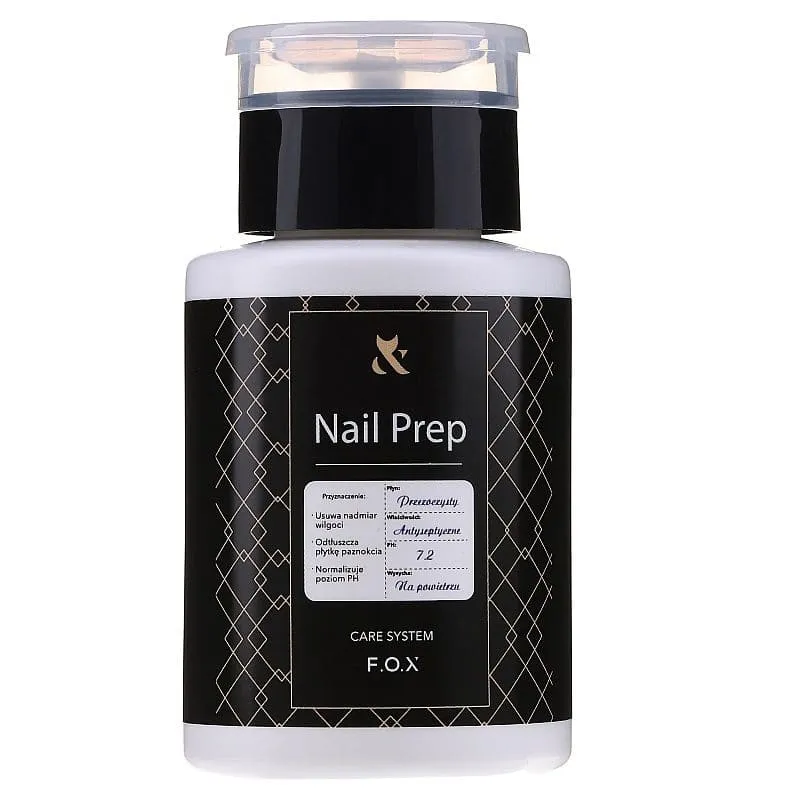 Обезжириватель для ногтей F.O.X Nail Prep, 80 мл