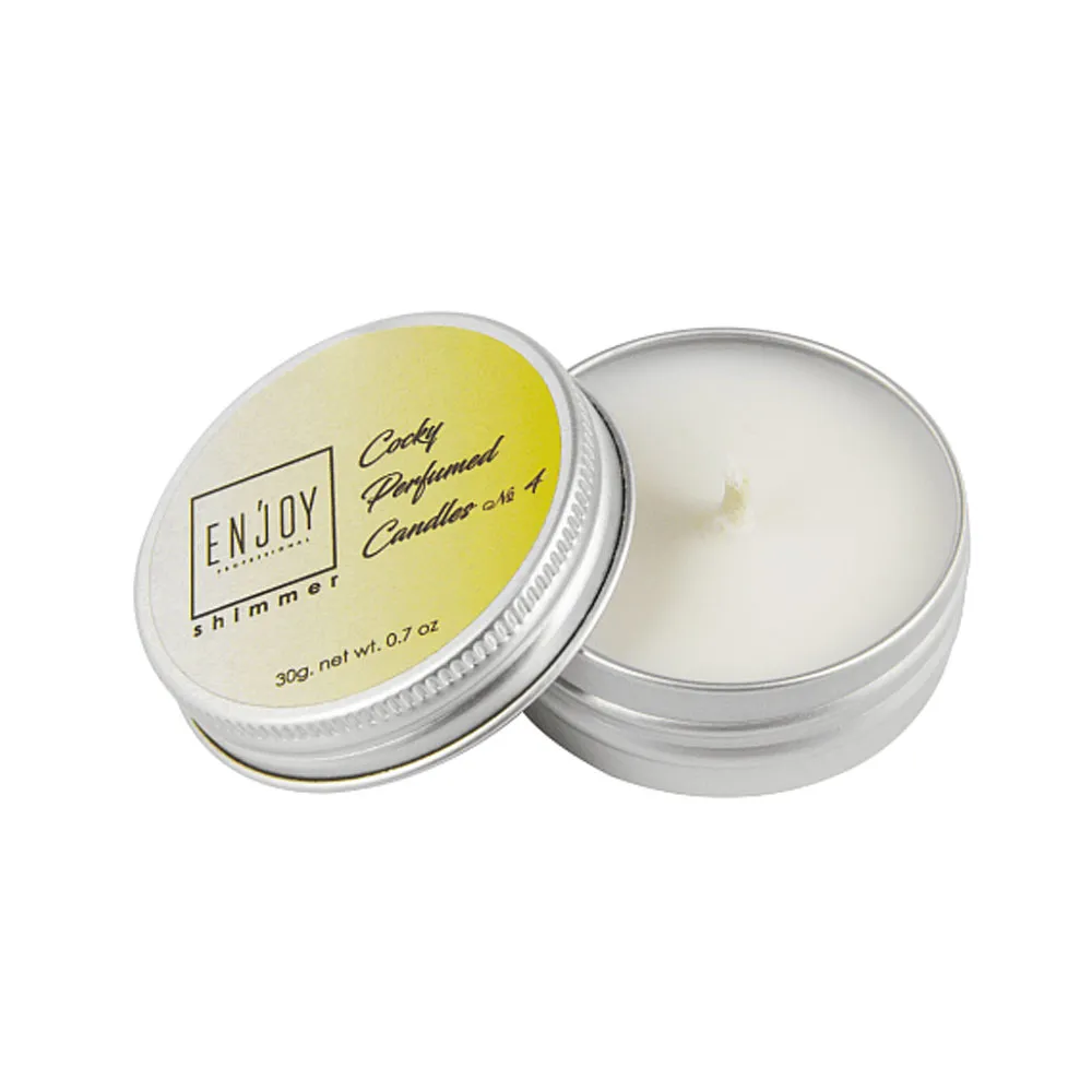 Свеча парфюмированая массажная Enjoy Shimmer Cocky №4, 30 г