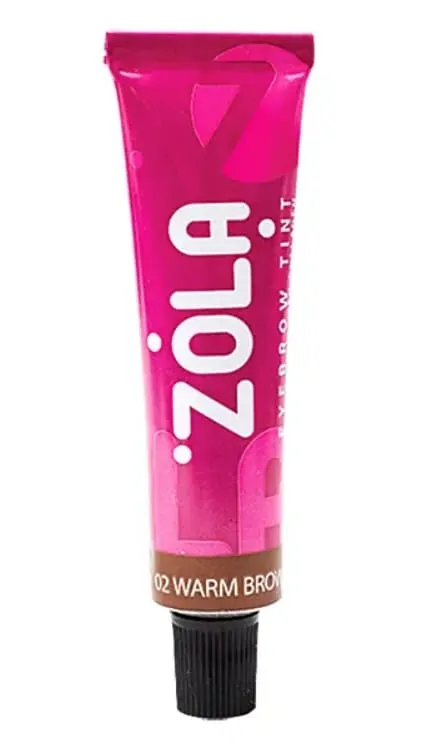 Фарба для брів ZOLA із колагеном Eyebrow Tint With Collagen Warm Brown, 15ml