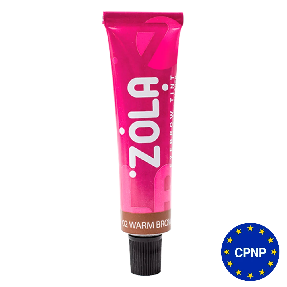 Краска для бровей ZOLA с коллагеном Eyebrow Tint With Collagen Warm Brown, 15 мл