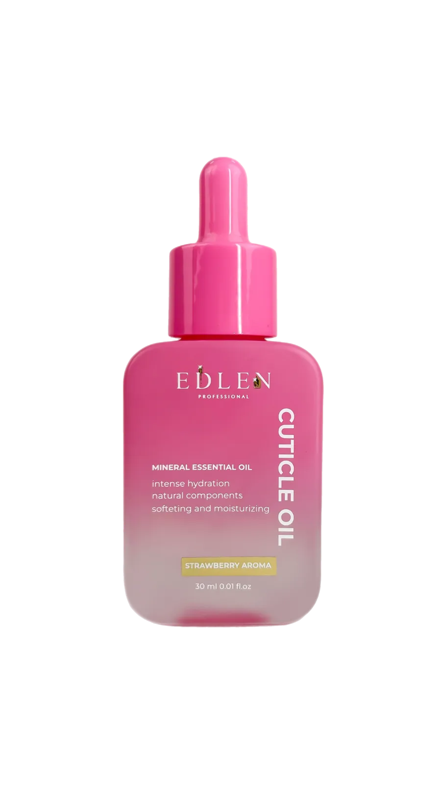 Масло для кутикулы Edlen Cuticle oil, strawberry aroma, 30 мл