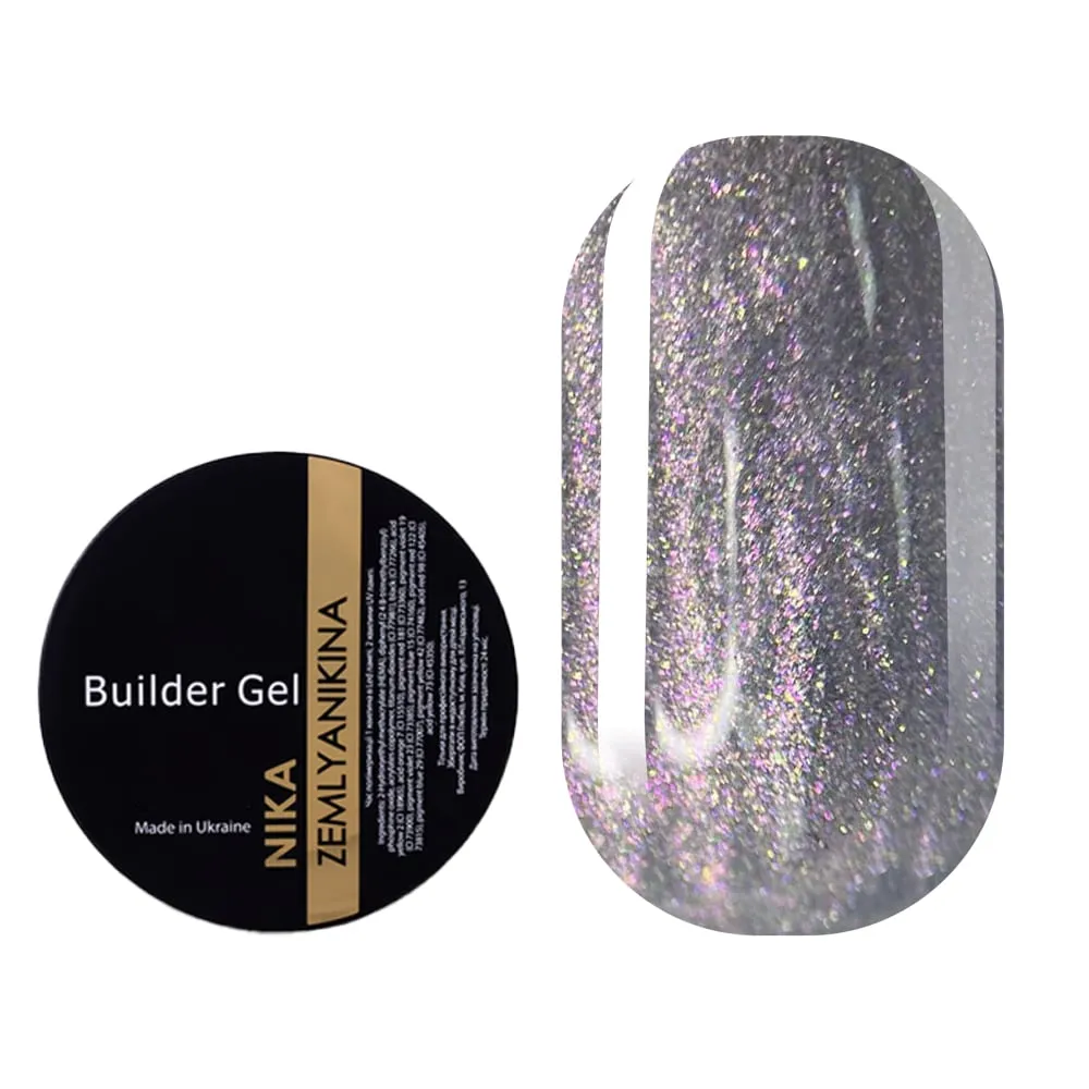 Гель для нарощування Nika Zemlyanikina Builder gel Mermaid №01, 15 мл