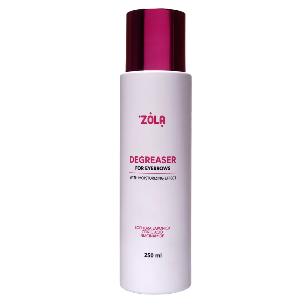 Обезжириватель для бровей ZOLA, 250 мл