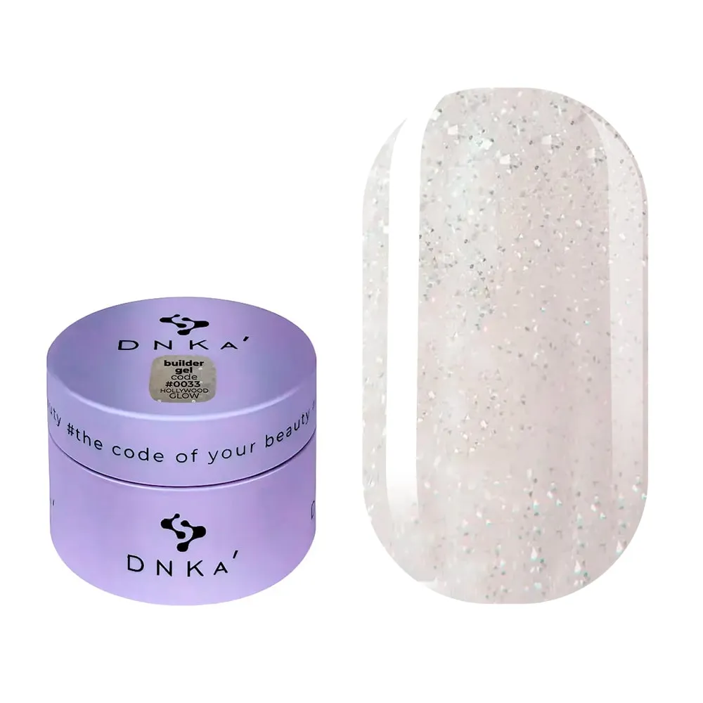 Гель DNKa Builder №33 Hollywood Glow, 30 ml