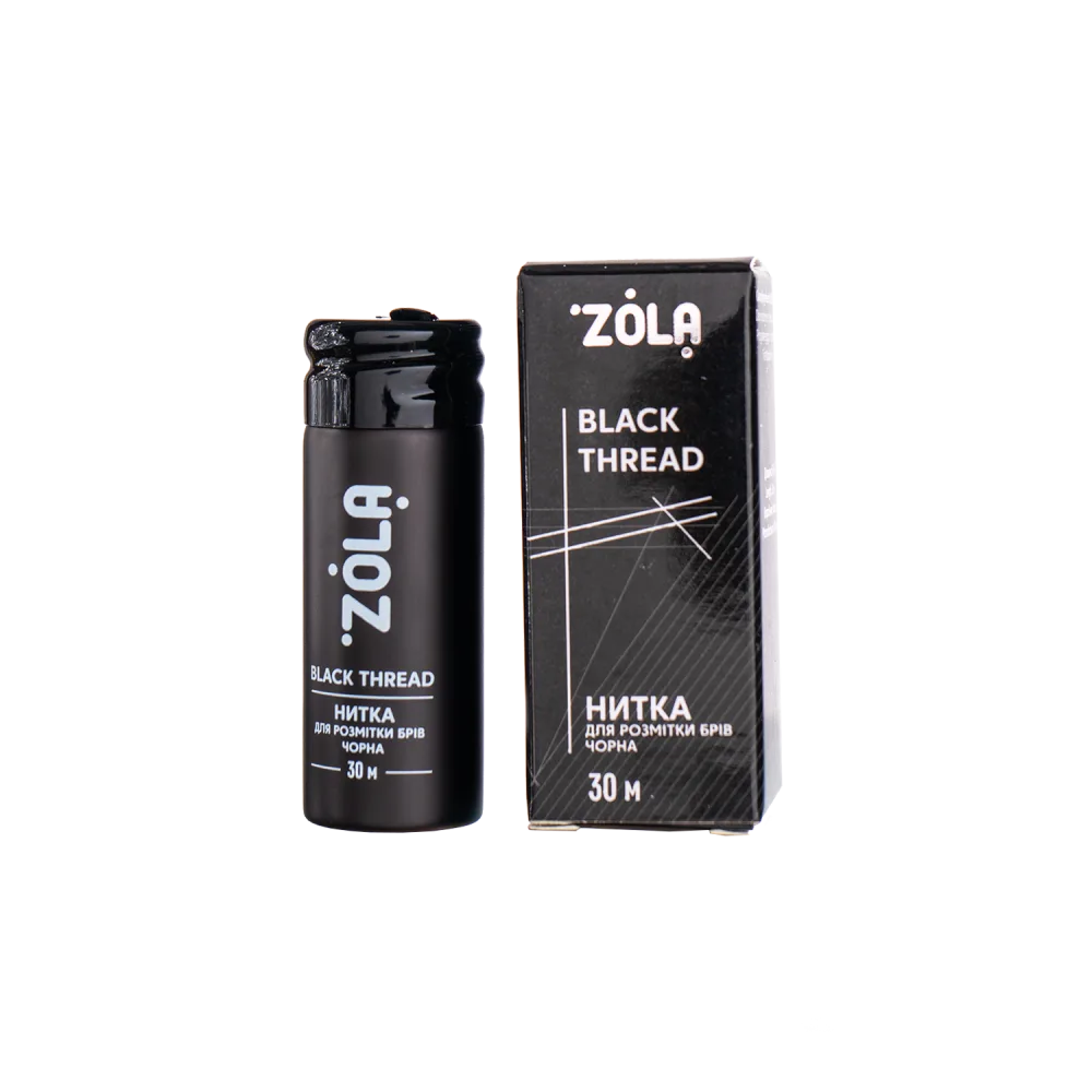 Нитка ZOLA для розмітки, чорна, 30 м