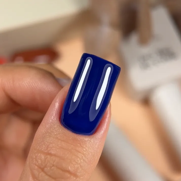 гель лак NAILSOFTHEDAY №261 Indigo — темно-синій, 10 мл