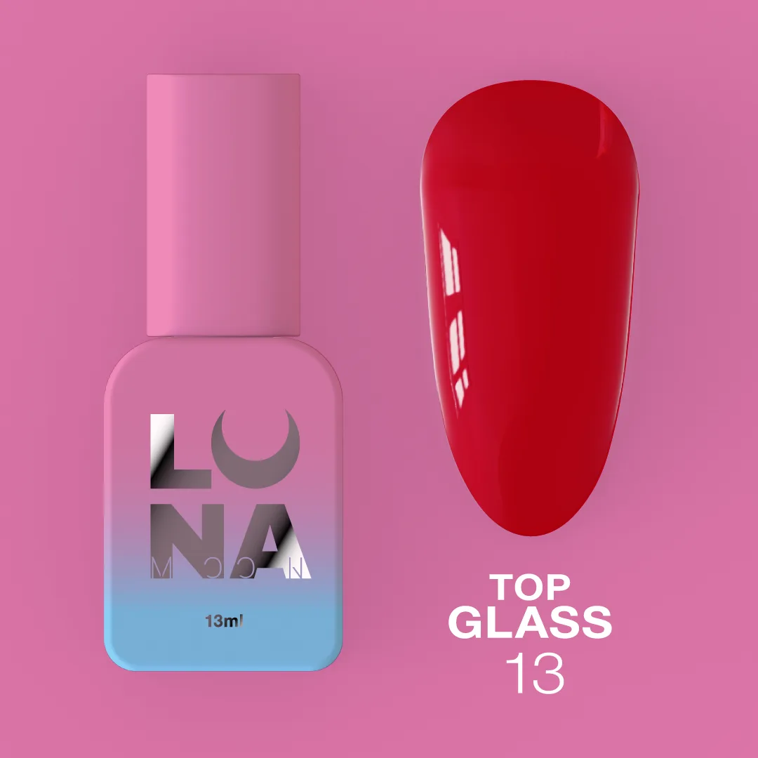 Топ для гель-лаку LUNA Glass №13, 13 мл