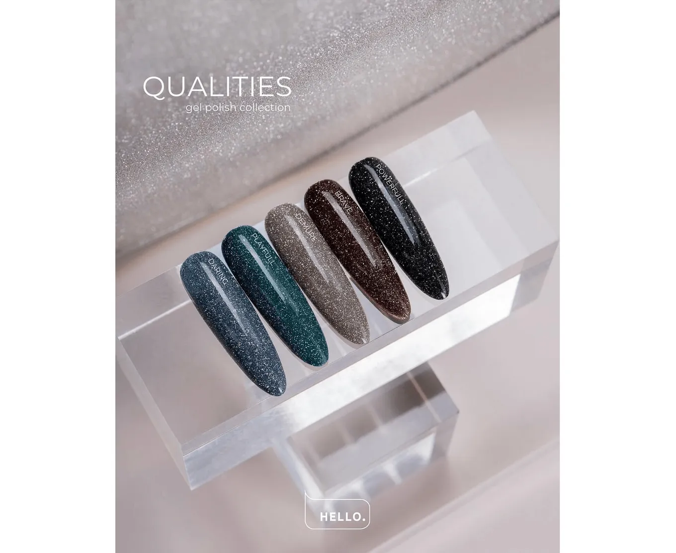 Гель-лак HELLO Reflective gel polish, Playfull, 15 мл