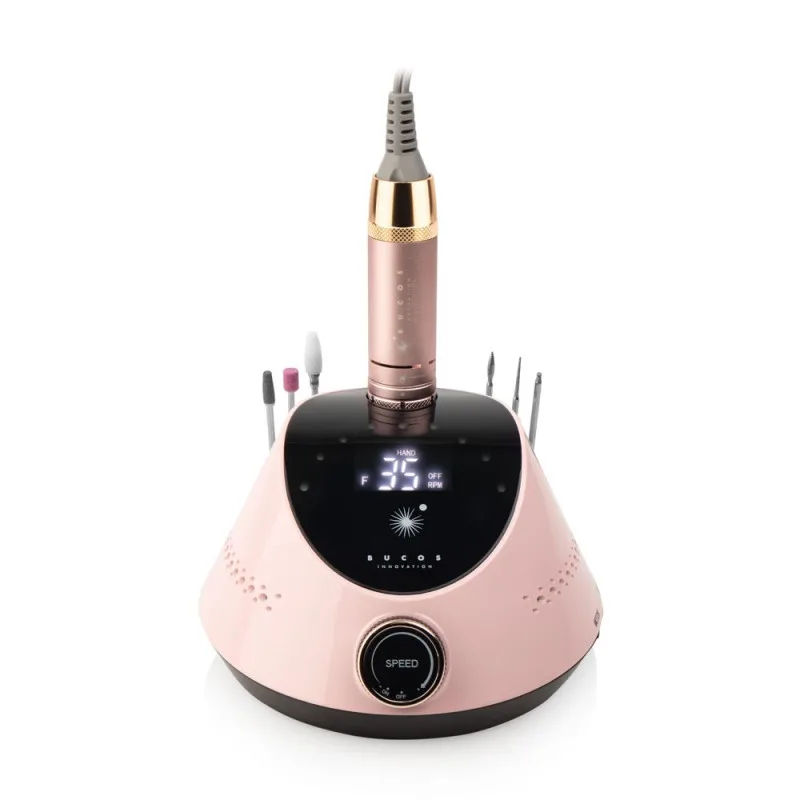 Фрезер BUCOS Nail Drill X2 Pro BLUSH PINK (65W/35000 об.)