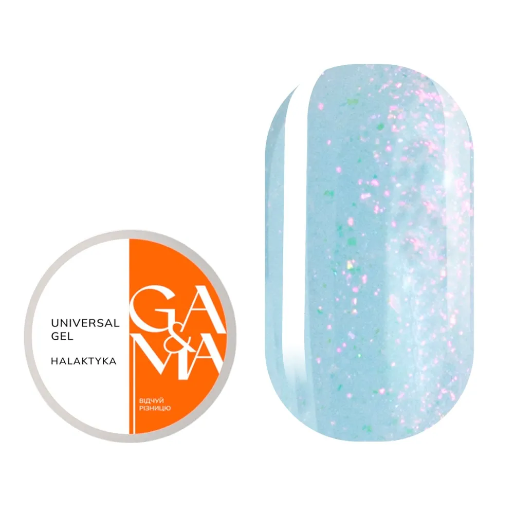 Жидкий гель GÉMELY ex GA&MA Universal gel Halaktyka, 30 мл