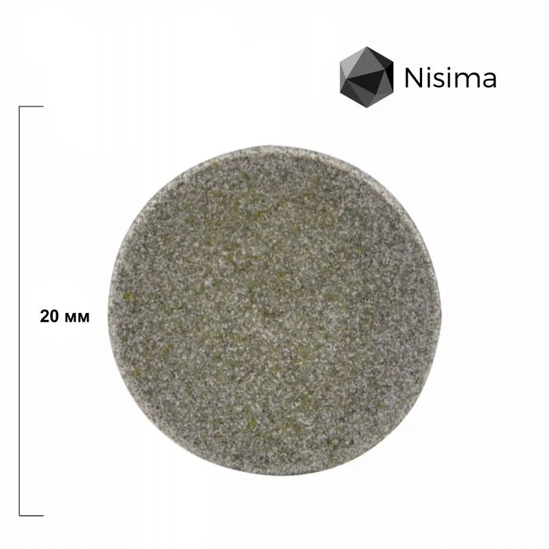 Насадка NISIMA педикюрная алмазная М-20мм 150 грит D_200mK