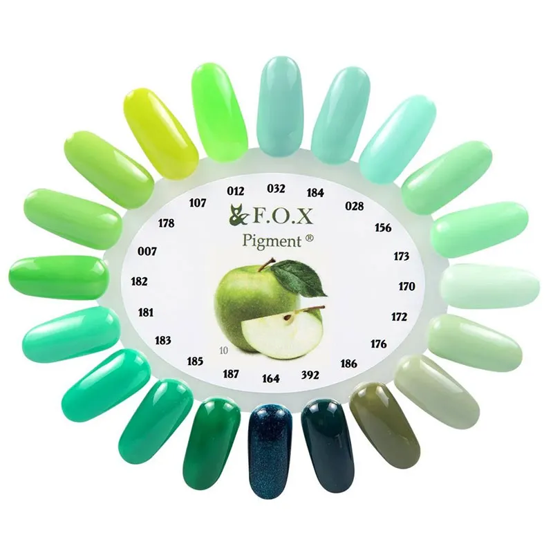 F.O.X gel-polish gold Pigment 186, 6 ml