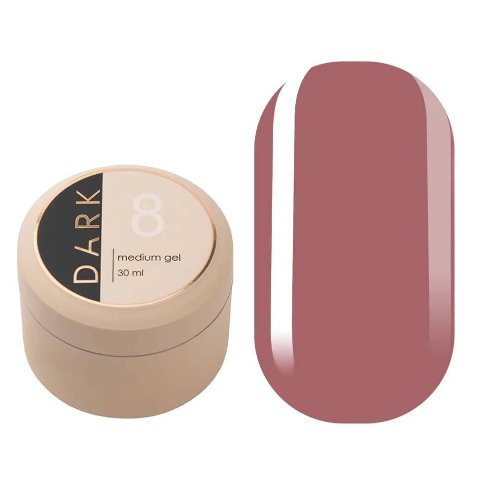 DARK Medium Gel №8, 30 мл, без пензля