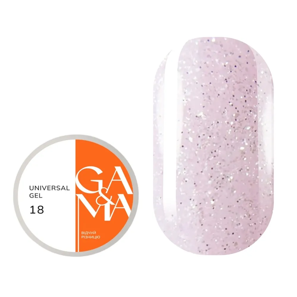 Жидкий гель GÉMELY ex GA&MA Universal gel №18, 30 мл