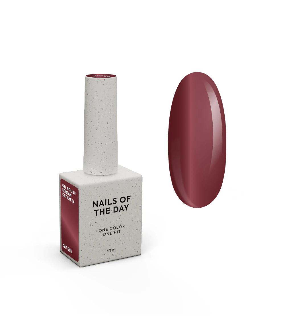 Гель-лак NAILSOFTHEDAY Korean cat eye №14, 10 мл