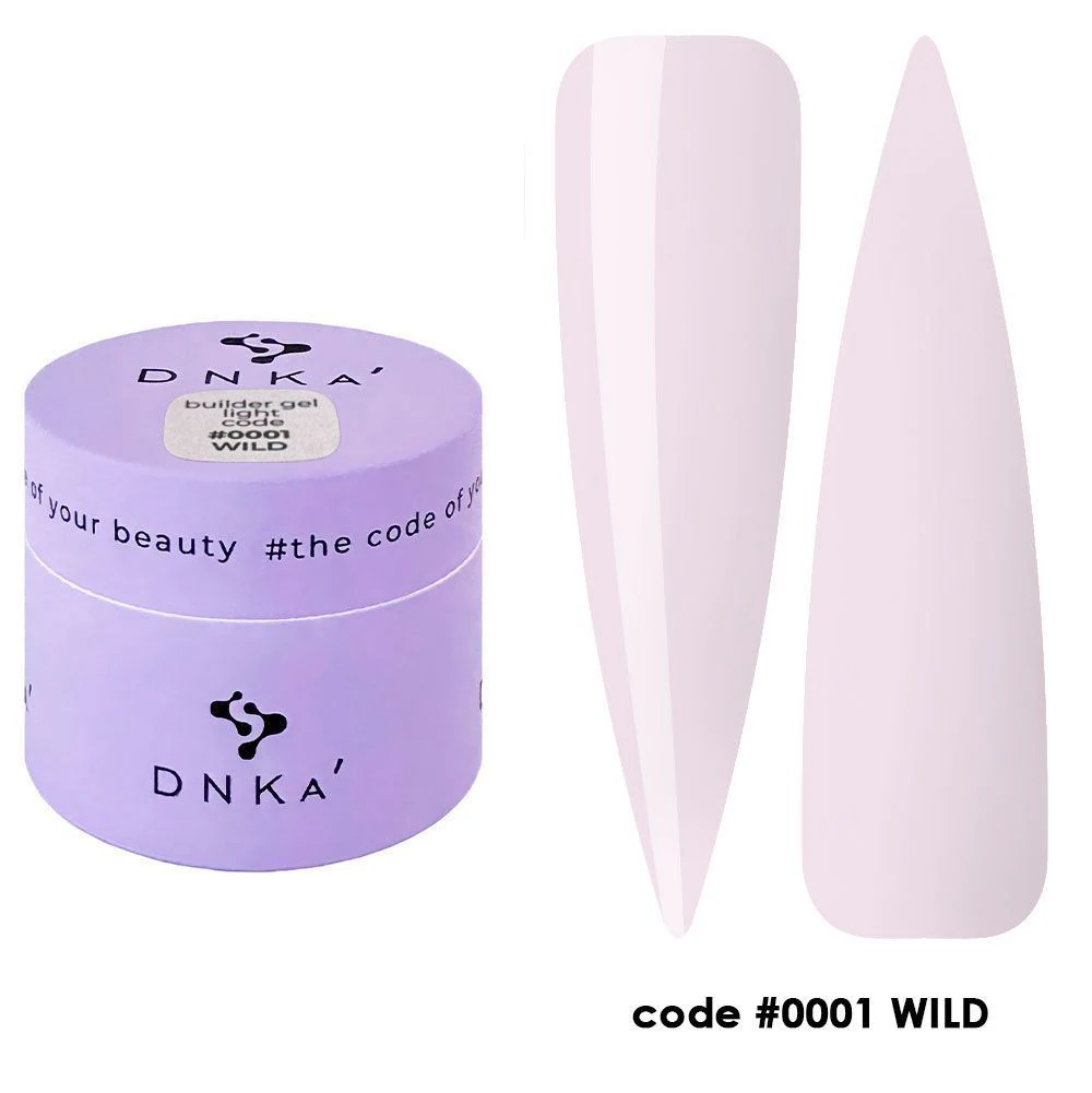 Гель DNKa Builder gel Light №001 Wild, 15 мл
