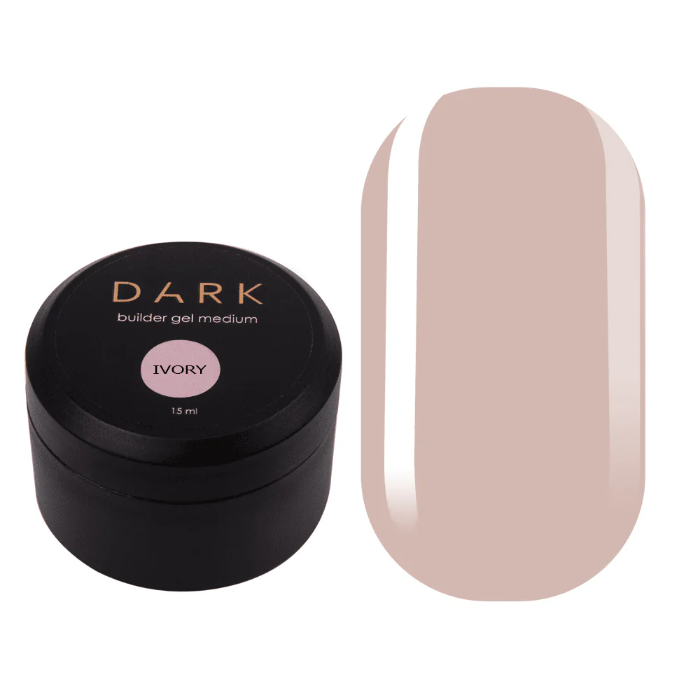 DARK Medium Gel Ivory, 30 мл, без пензля