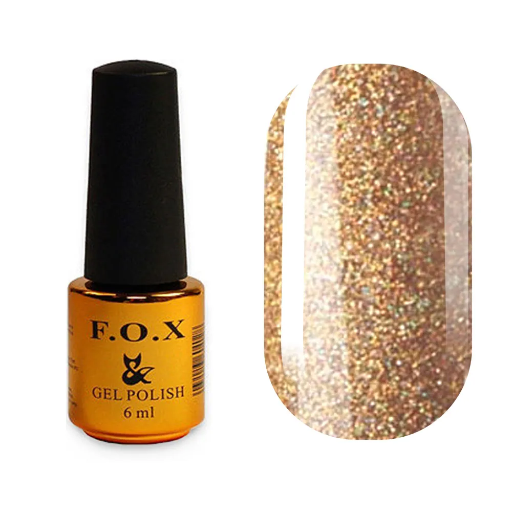 F.O.X gel-polish gold Pigment 110, 6 ml