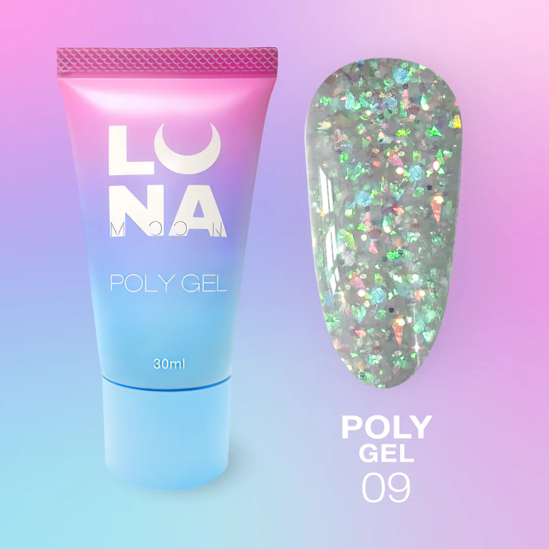 Полигель для наращивания LUNA Poly Gel №09, 30 мл