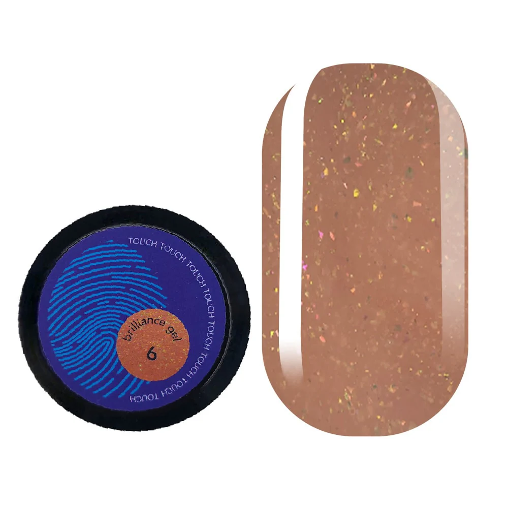 Гель Touch Brilliance Gel №6, 15 мл