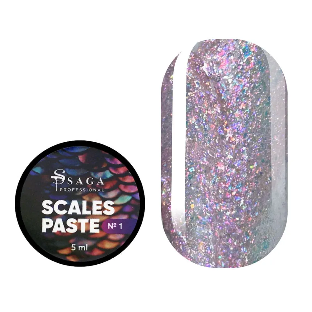 Паста для дизайна Saga Professional Scales Paste №01, 5 мл