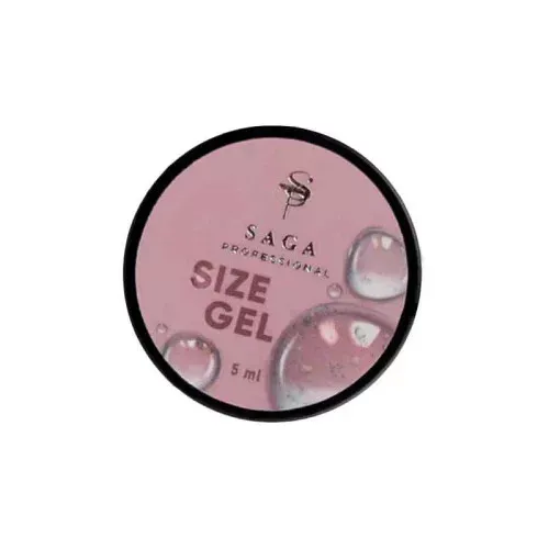 Гель Saga Size gel для об'ємних дизайнів без липкого шару, 5 г