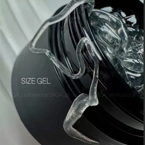 Гель Saga Size gel для об'ємних дизайнів без липкого шару, 5 г
