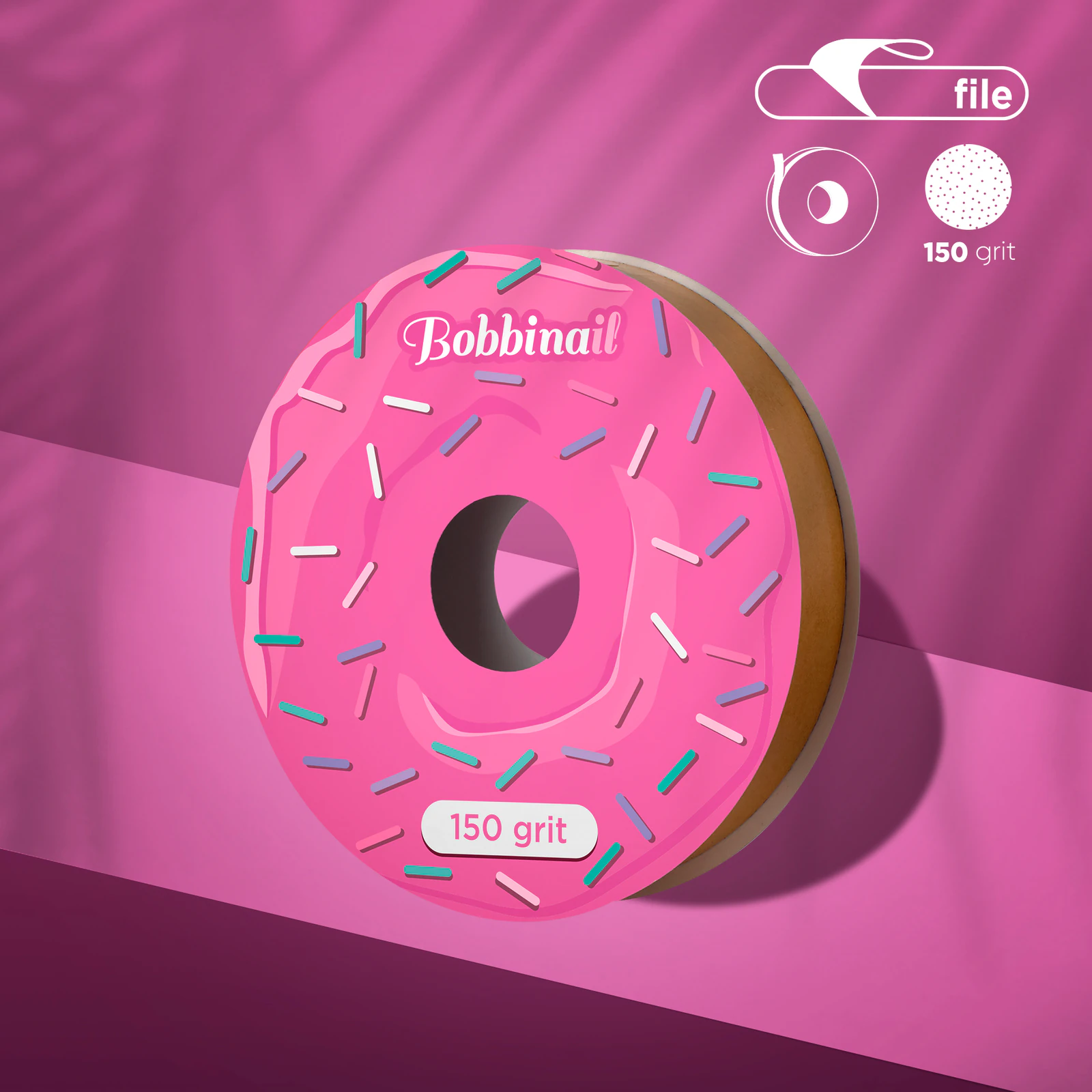 Запасний блок файл-стрічки для пластикової котушки Bobbinail STALEKS PRO, 150 гр