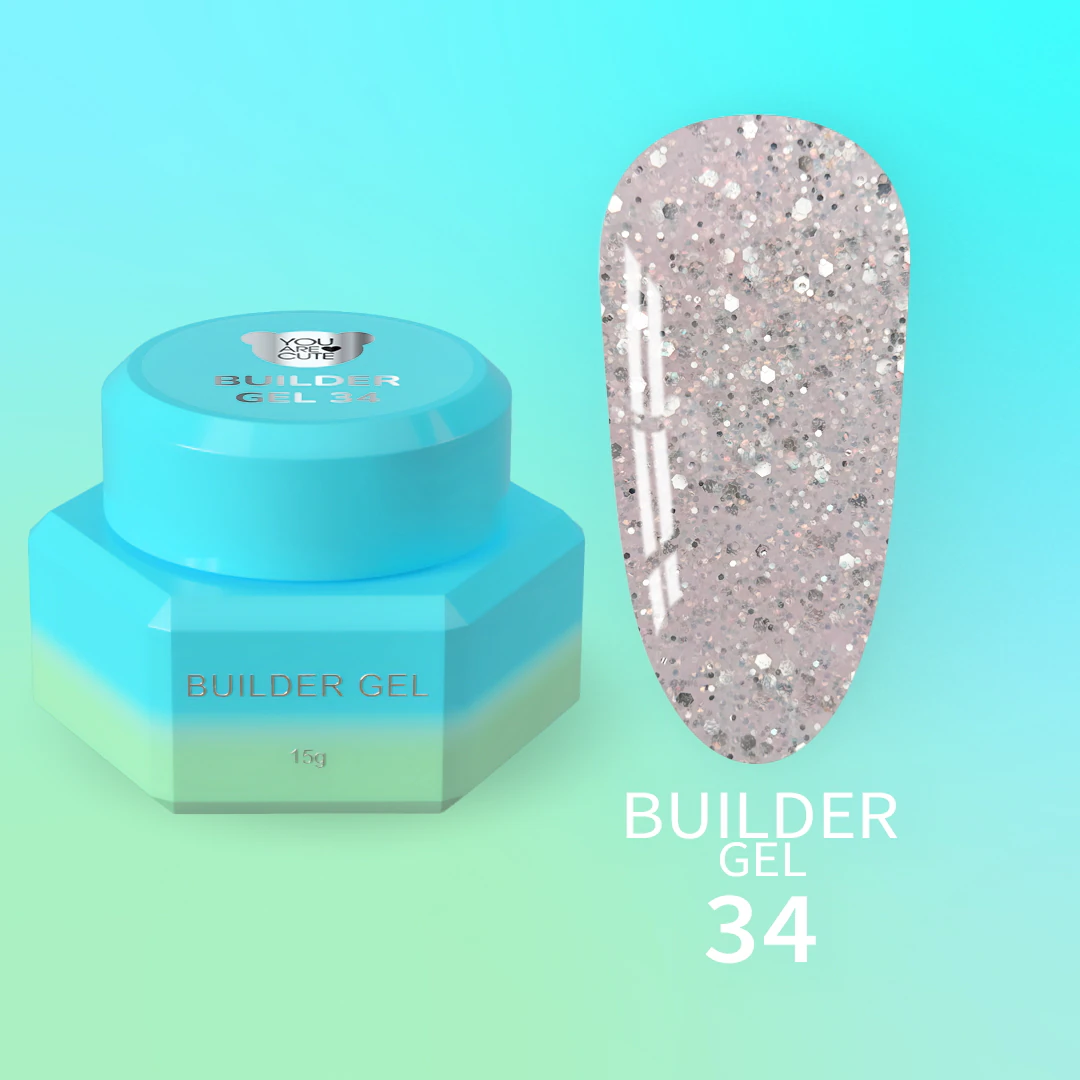 Гель для нарощування You Are Cute Builder Gel №34, 15 мл
