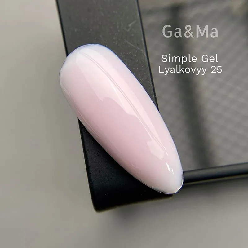 Гель GÉMELY ex GA&MA Simple gel №25 кукольный, 15 мл