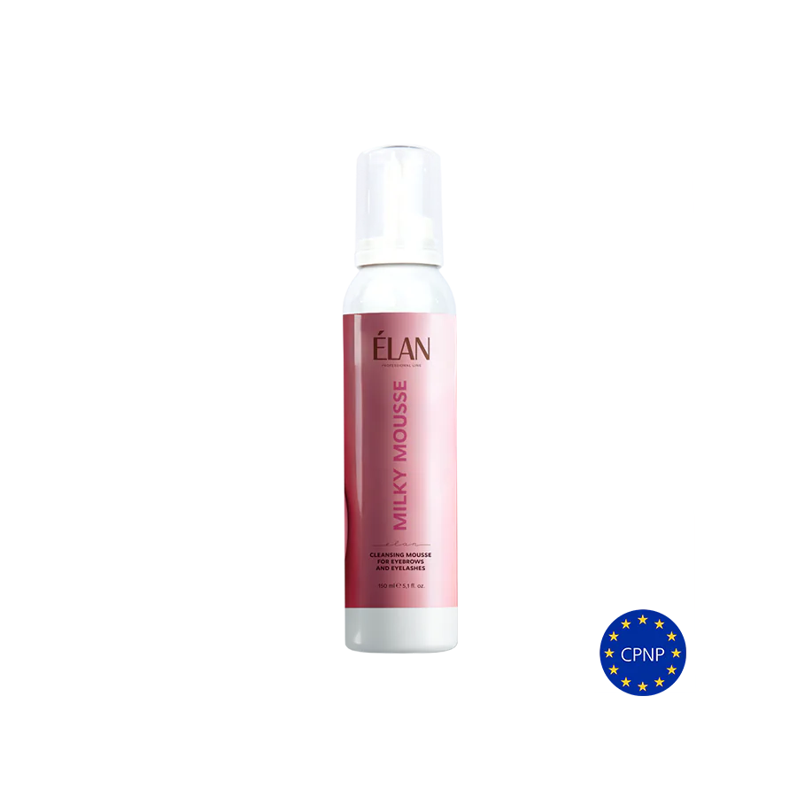 ELAN MILKY MOUSSE: очищающий мусс для бровей и ресниц