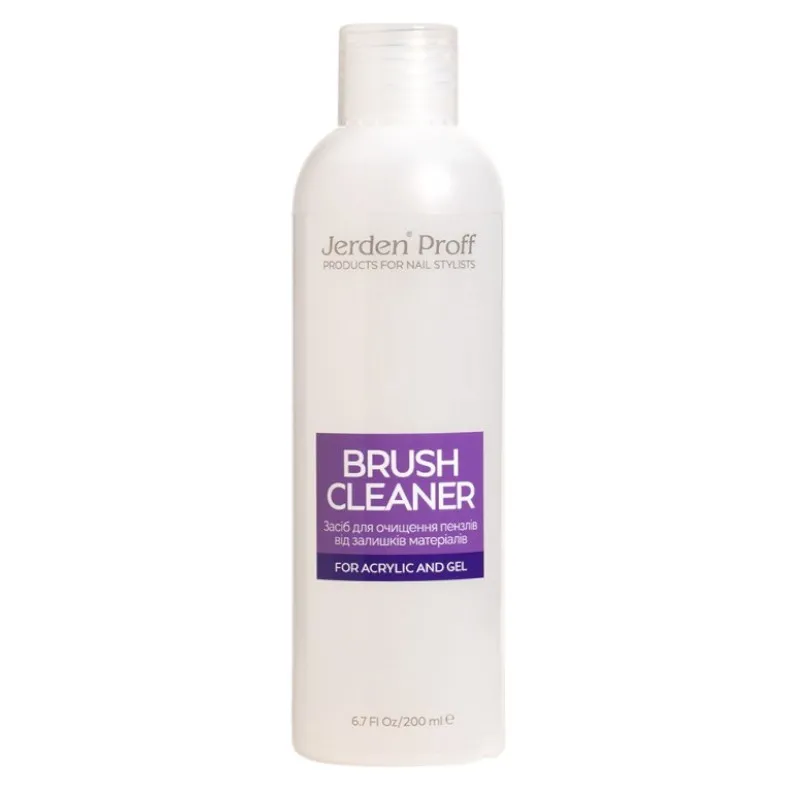 Рідина для очищення пензлів Jerden PROFF Brush Cleaner, 200 мл
