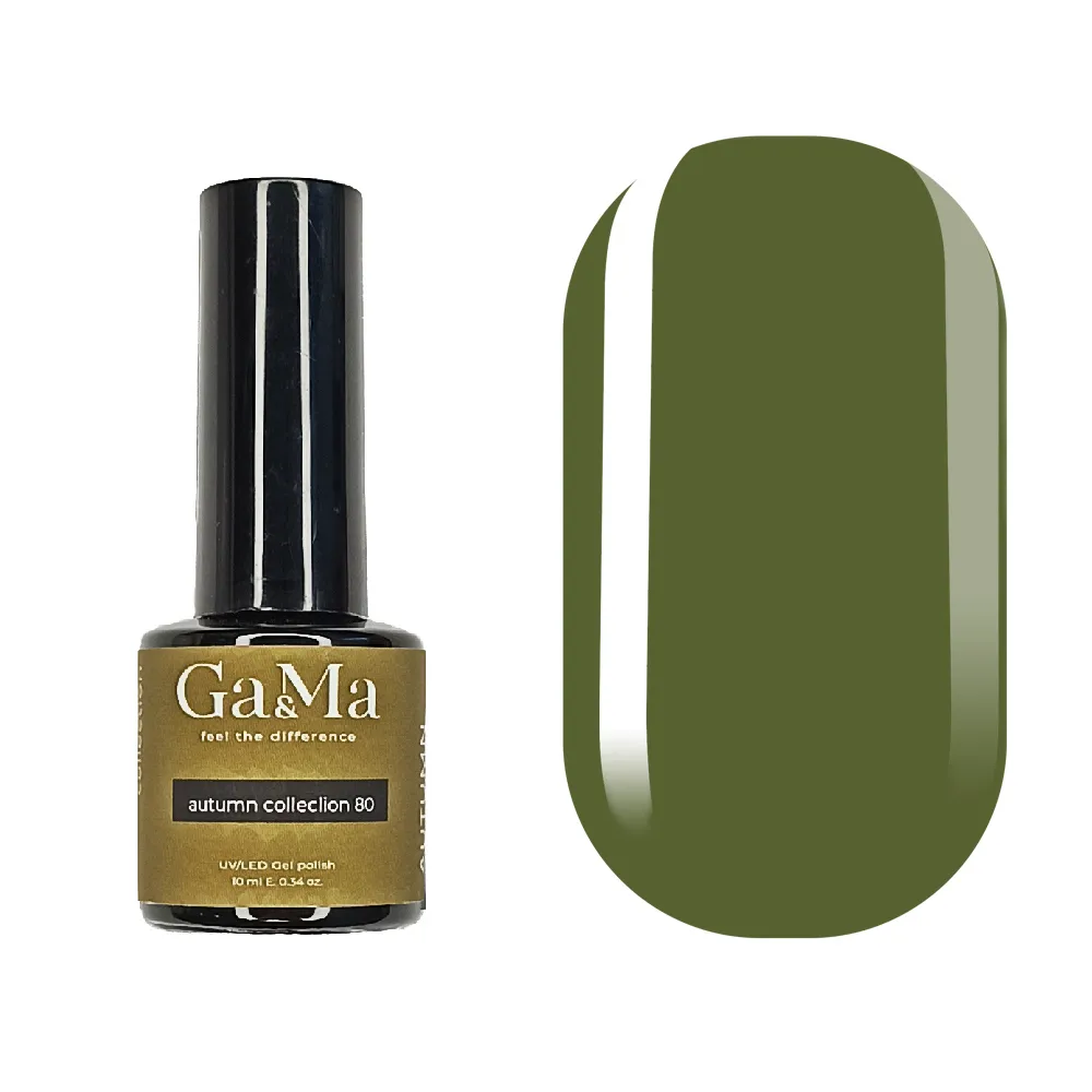 Гель-лак GÉMELY ex GA&MA №080, Autumn collection, 10 мл