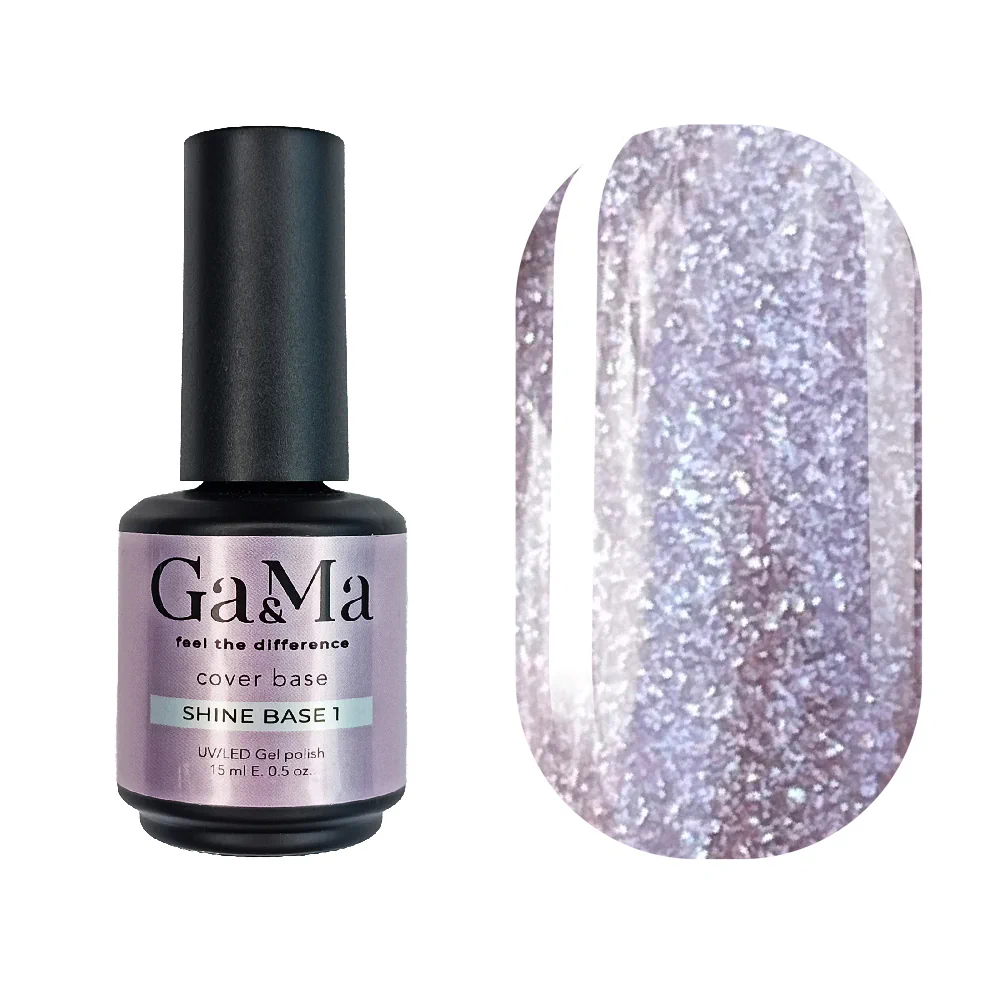 База GÉMELY ex GA&MA Shine base №1 світловідбиваюча, 15 мл