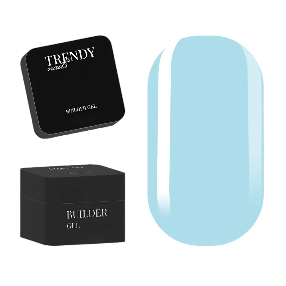 Trendy Nails Builder Gel in a bottle Blue lagoon, 30 мл