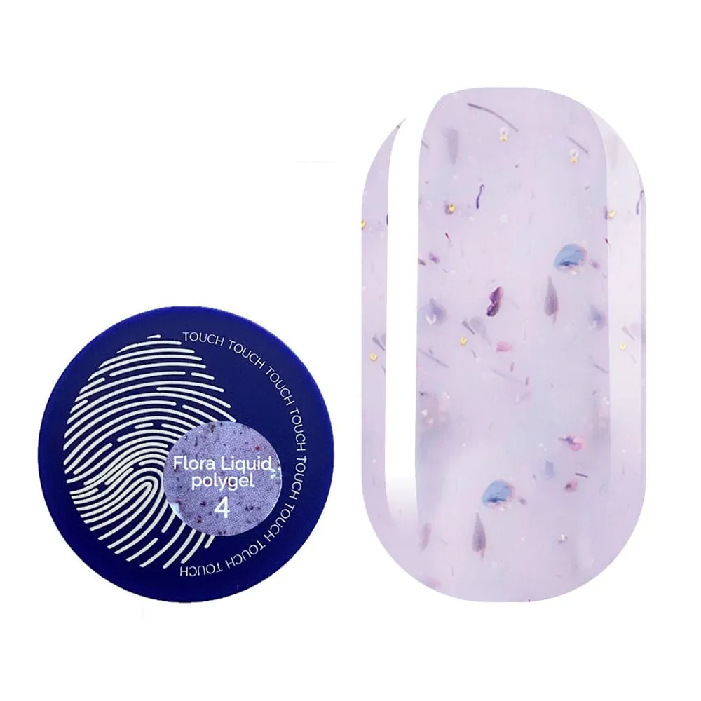 Полігель Touch Flora liquid polygel №4, 15 мл