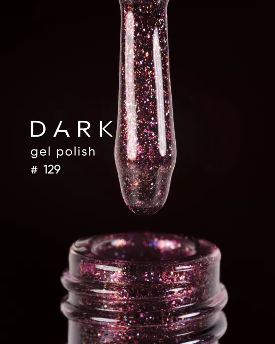 Гель-лак Dark gel polish №129, 10 мл