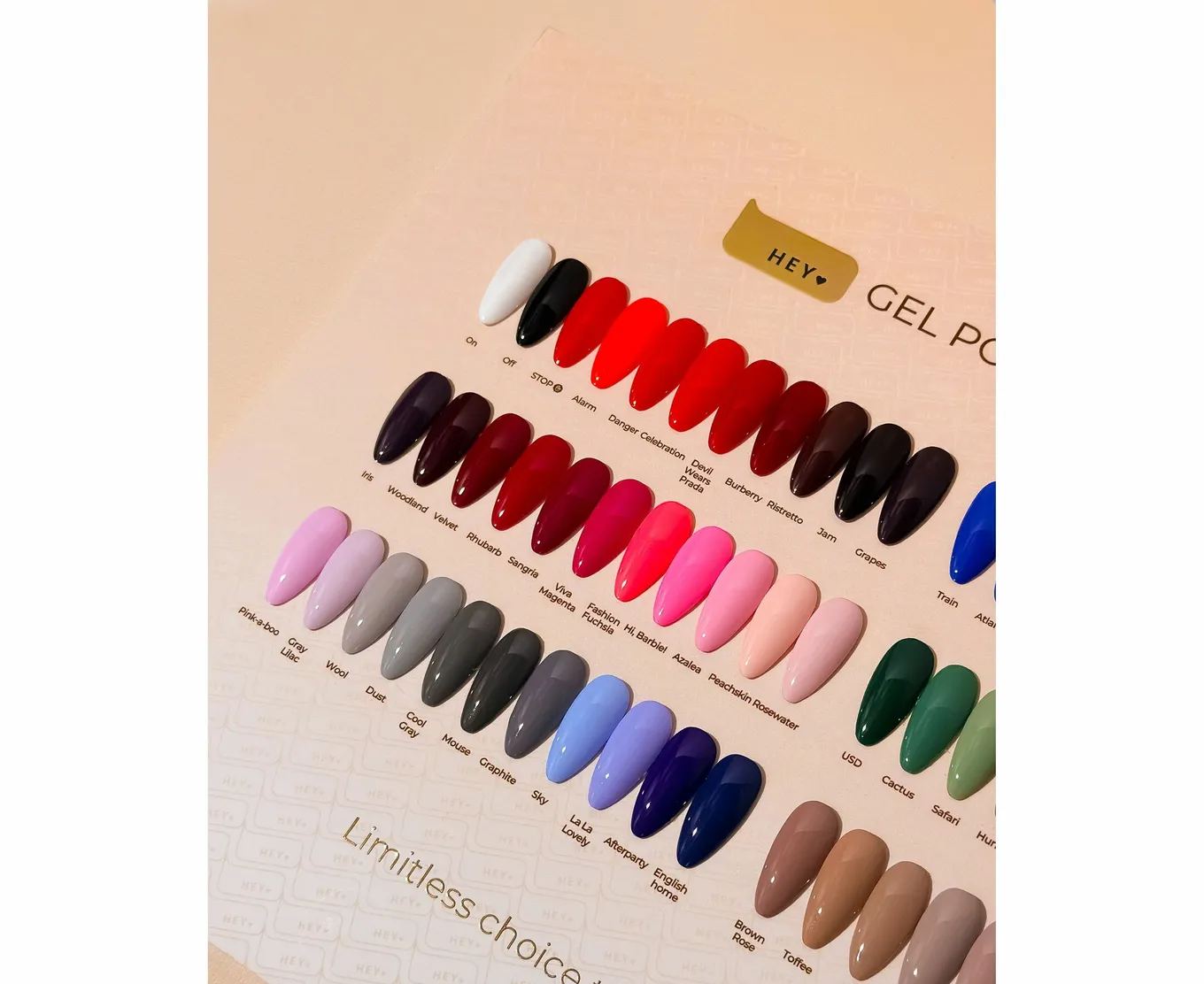 Гель-лак HEYLOVE gel polish, Graphite, 15 мл