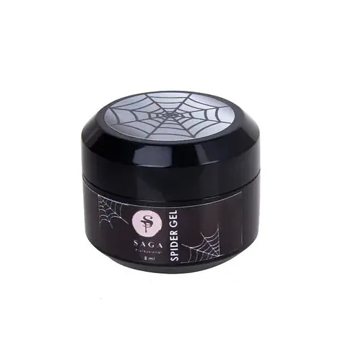 Гель-паутинка Saga Spider Gel, серебро, 8 мл