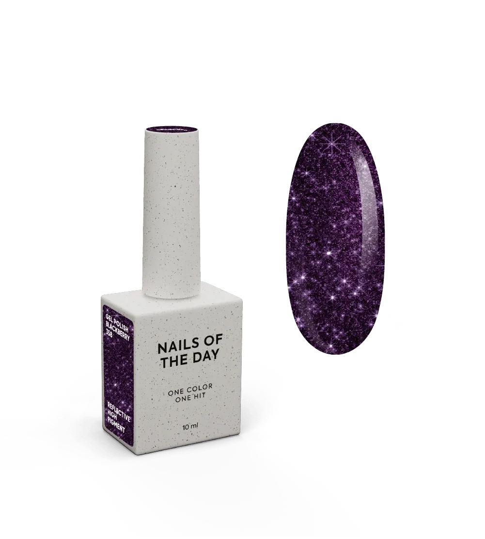 Гель-лак NAILSOFTHENIGHT Blackberry-358, 10 мл