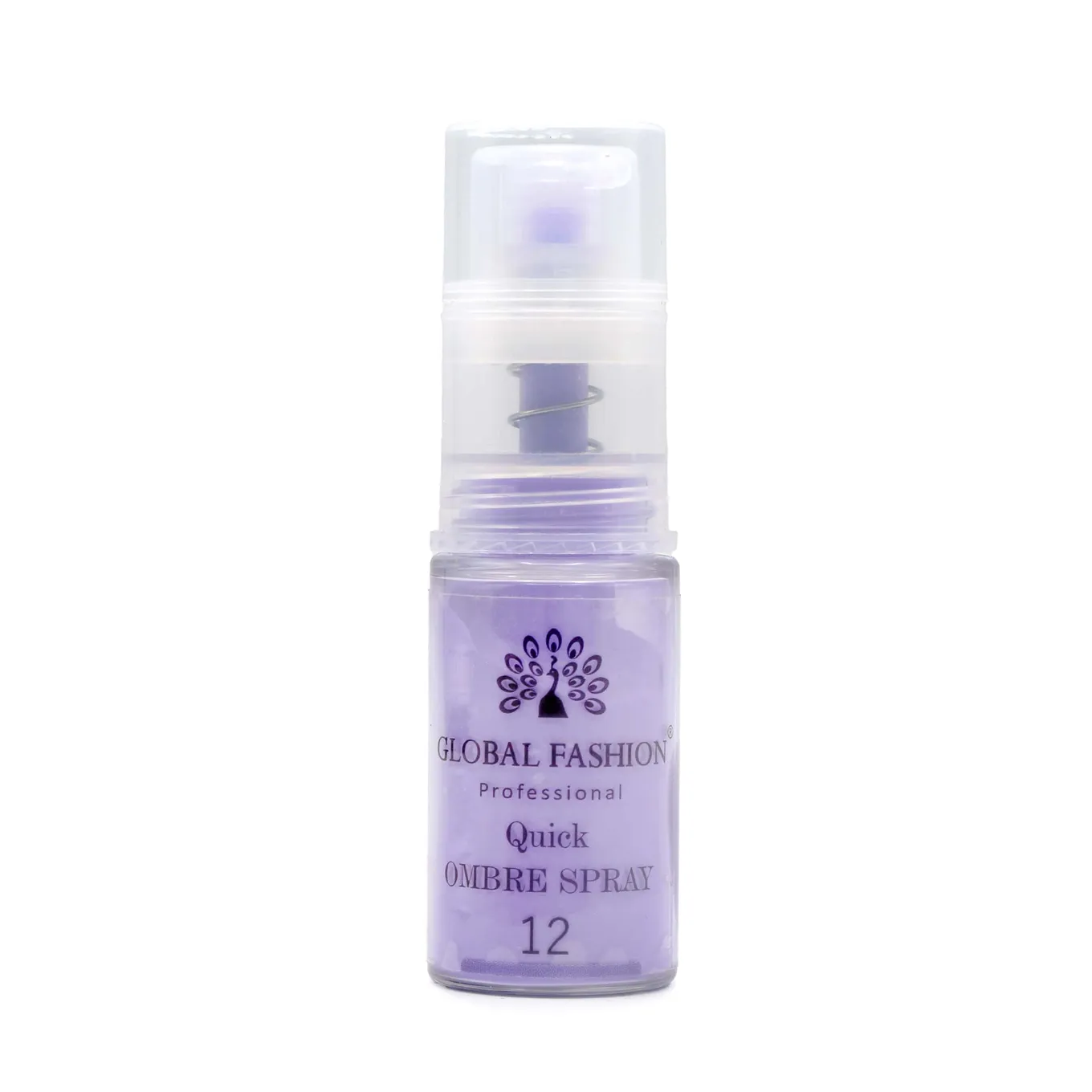 Сухий спрей для градієнта Global Fashion Ombre Spray №12, фіолетовий, 10 г