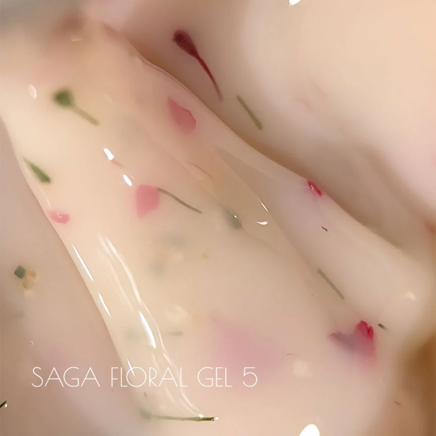 Гель для нарощування Saga Professional LIQUID FLORAL GEL №05, 15 мл