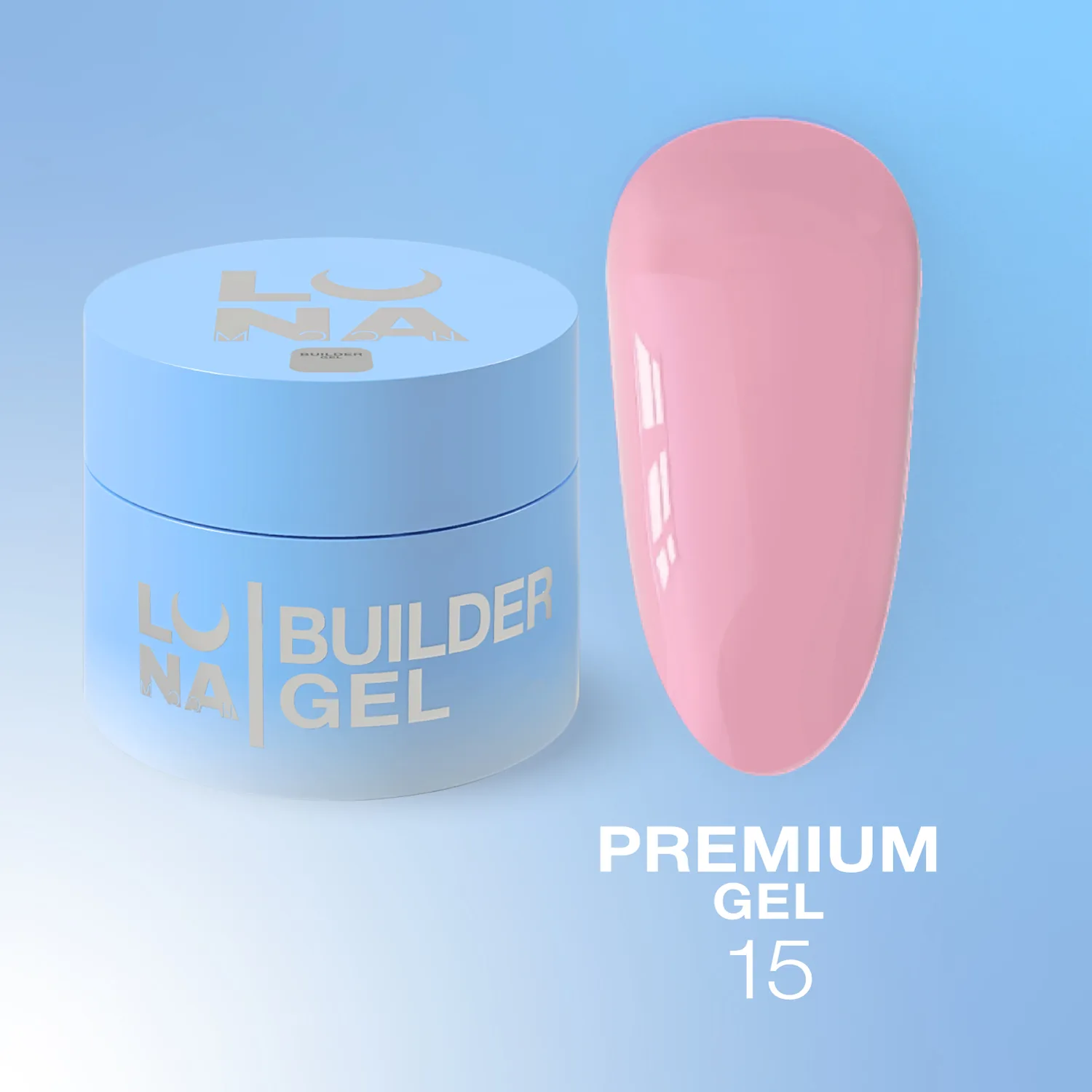 Камуфлюючий гель LUNA Premium gel 15, 15 мл