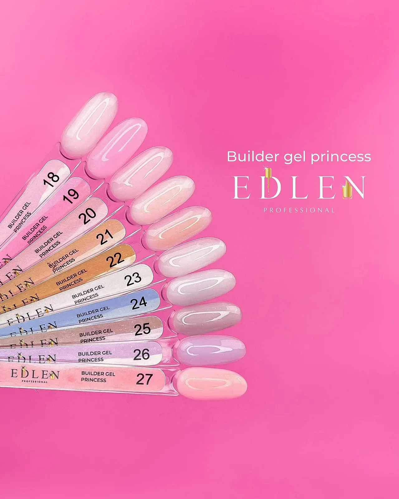 Сменный картридж Refill Edlen Builder Gel Princess №27, 30 мл