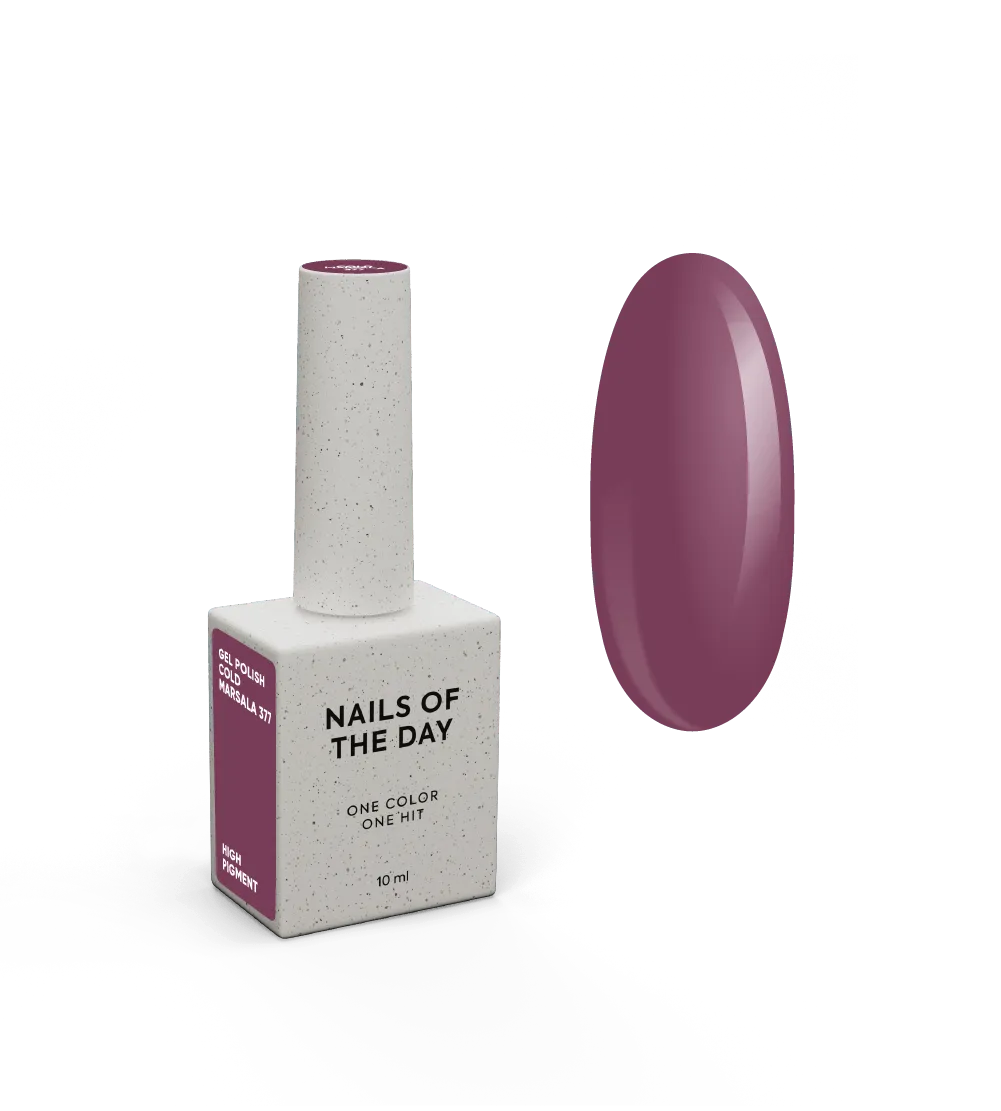 Гель-лак NAILSOFTHEDAY Let's special Cold Marsala - 377, 10 мл