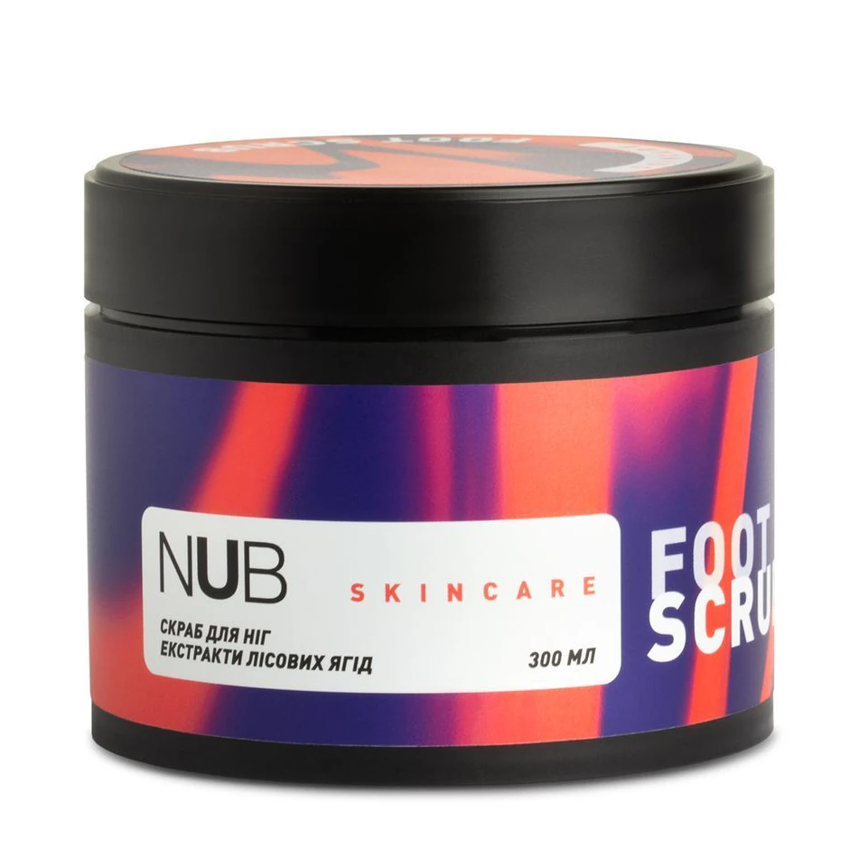 Скраб для ног NUB Foot Care Scrub, дикие ягоды, 300 мл